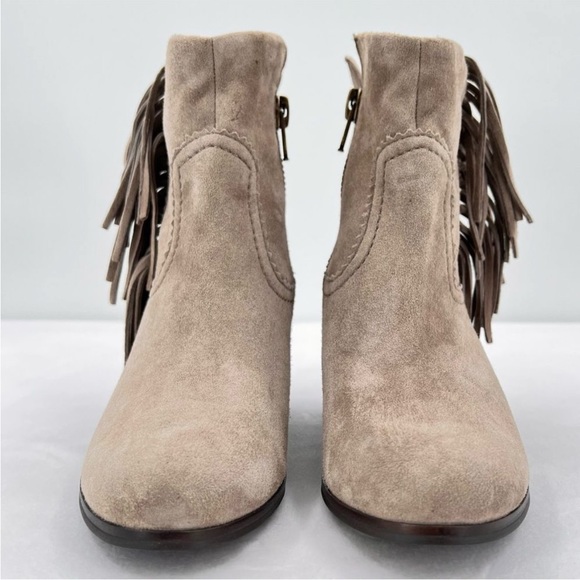 Sam Edlemon Louie Fringe Ankle Boots - Picture 4 of 5